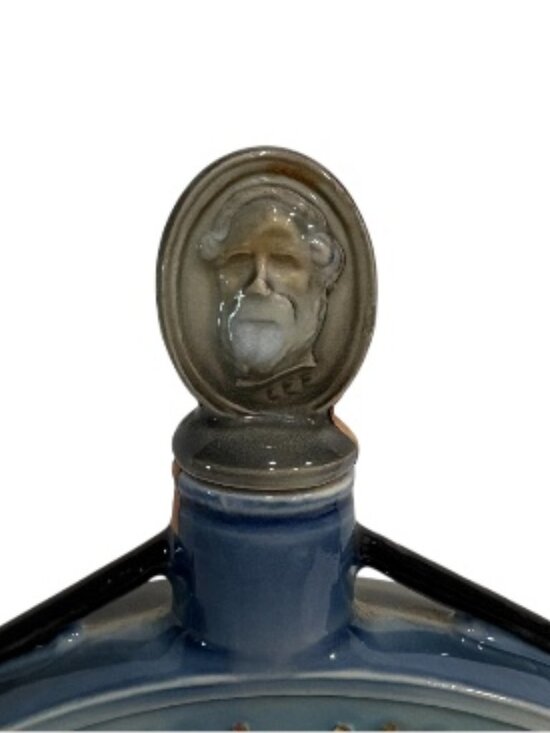 Vintage Jim Beam Bourbon Whiskey Civil War Centennial Decanter Grant Lee Stopper - Picture 8 of 14